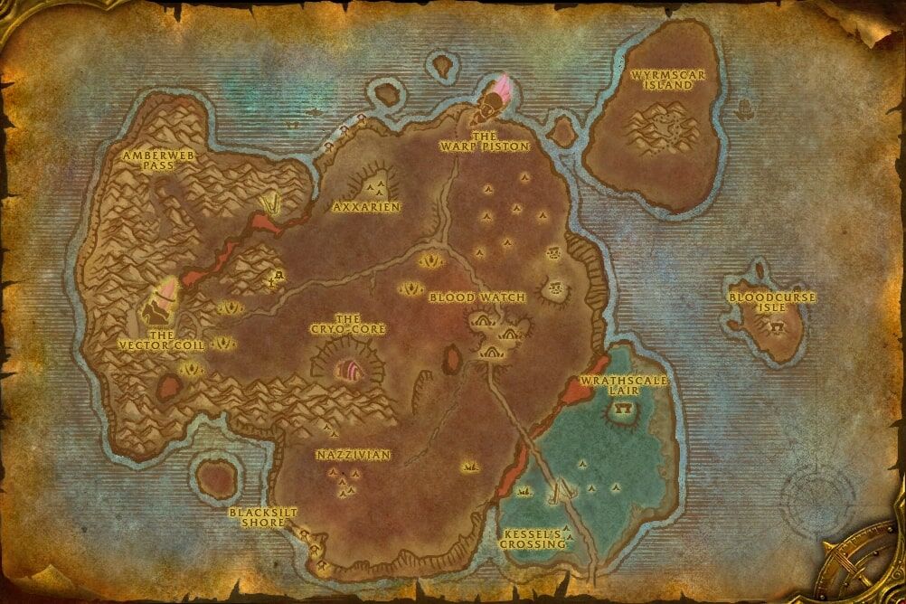 Dirt Stained Map Wow Bloodmyst Isle Storyline - Wowpedia - Your Wiki Guide To The World Of  Warcraft