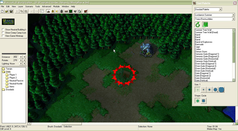 erase starting units and buildings warcraft 3 world editor
