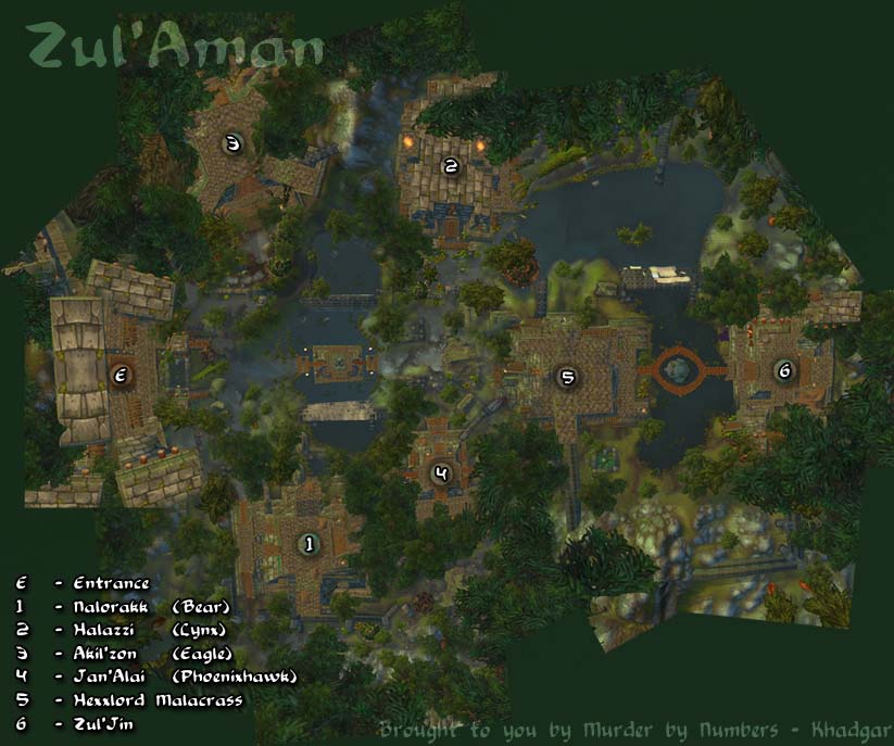 Zul'Aman map.