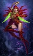 http://arsenal21.deviantart.com/art/Valeera-Sanguinar-Hearthstone-Hero-Portrait-494560848 (128 KB) Valeera Sanguinar Hearthstone hero portrait (full artwork by Glenn Rane).