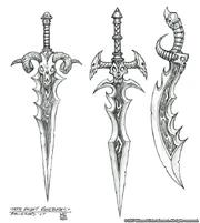 Death knight runeblades.