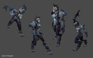 Playable female worgen (work in progress)