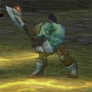 Grom as portrayed in a vision for his son, Garrosh.