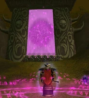 As Medivh looks on, the Horde marches into Azeroth