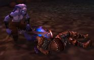 Players' first glimpse of Yrel, just after her first kill.