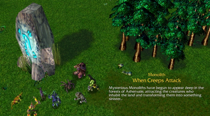 warcraft 3 monolith play as creeps
