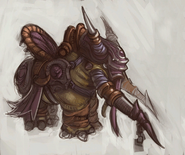 More recent concept art of the elekk.