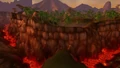 More lava in the Barrens. The Wailing Caverns can be seen in the background.