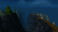 A giant chasm snakes across multiple zones. (Loch Modan on the left, Badlands on the right)