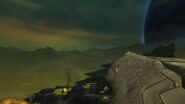 View from upper Xenedar with shadowed Azeroth