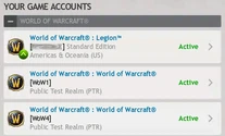 YOUR GAME ACCOUNTS-with BfA Beta