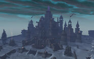 The gigantic temple complex of the ice trolls.