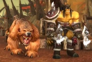 Rexxar and Misha in Thunderlord Stronghold.