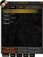 The friends list before Real ID.