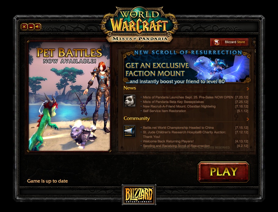 battle for azeroth not for mac