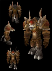 Male Tauren in the Champion's Refuge set.