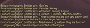 Gan'arg description.jpg (86 KB) Text under the "Gan'arg" hologram emitter in the Exodar.
