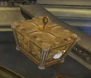 The cache while closed.