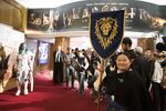 Warcraft movie premiere-France-elf alliance banner