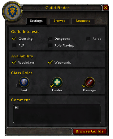 Guild Finder Wowwiki Fandom