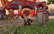 Pandaren Monk in the starting zone.