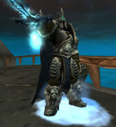 The Lich King issuing commands.