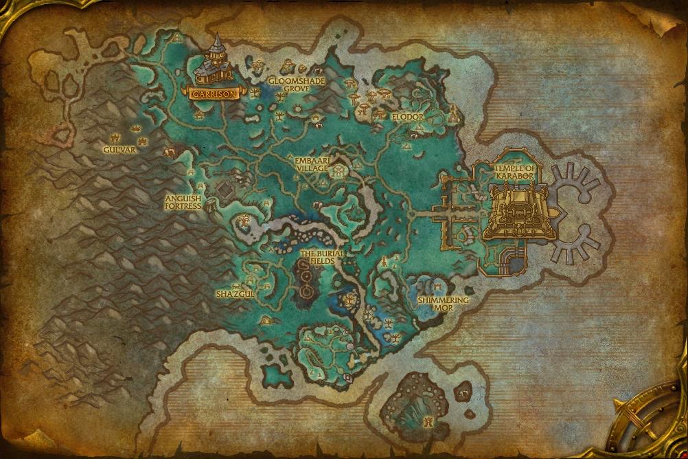 Warlords of Draenor maps WoWWiki Fandom