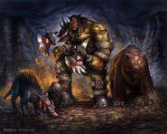 Rexxar and his animal companions.