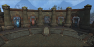 The banners of the ruling houses of Kul Tiras.