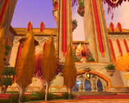 The Royal Exchange Auction House, one of the auction houses located in the capital city of the blood elves.