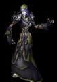 Undead Warlock in Oblivion Raiment