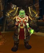 Green, the predominant skin color of the orcs of the New Horde.