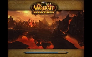 Transition screen going through portal