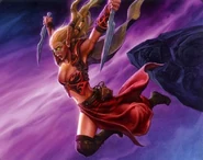 Silea Dawnwalker: All blood elves are tied to the arcane, even those who don't practice the arts themselves.