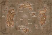 The Sundered World hi-res map-WoW Chronicles Vol1