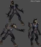 Female worgen (Early model)