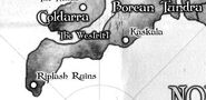 Kaskala's location in Lands of Mystery.