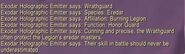 Text under the "Wrathguard" hologram emitter on the Exodar.
