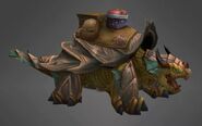 Dragon turtle mount brown