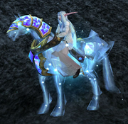 Celestial Steed Standing, Stone Background, NE Female