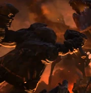 Kurdran's statue seen at Cataclysm cinematic.