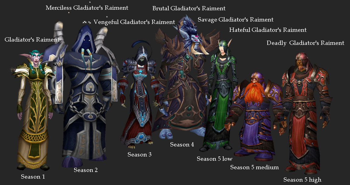 priest tier sets