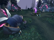 Azure Watch, a small settlement nearby the Exodar