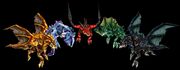 Dragons in Warcraft III.