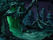 A Temple of the Damned in the Wetlands, near Grim Batol.