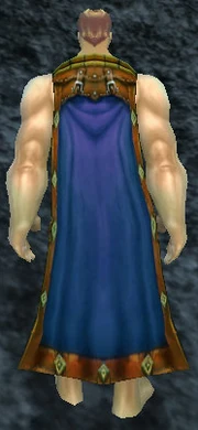 Frost Leather Cloak, Stone Background, Human Male