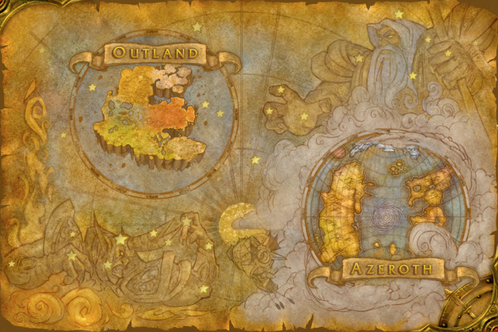 how big is world of warcraft map