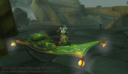 Flying Carpet, WoWWiki