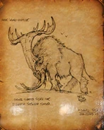 Early concept art of a shoveltusk.