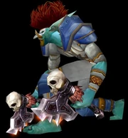 Troll male dual wielding Ancient Hakkari Manslayers